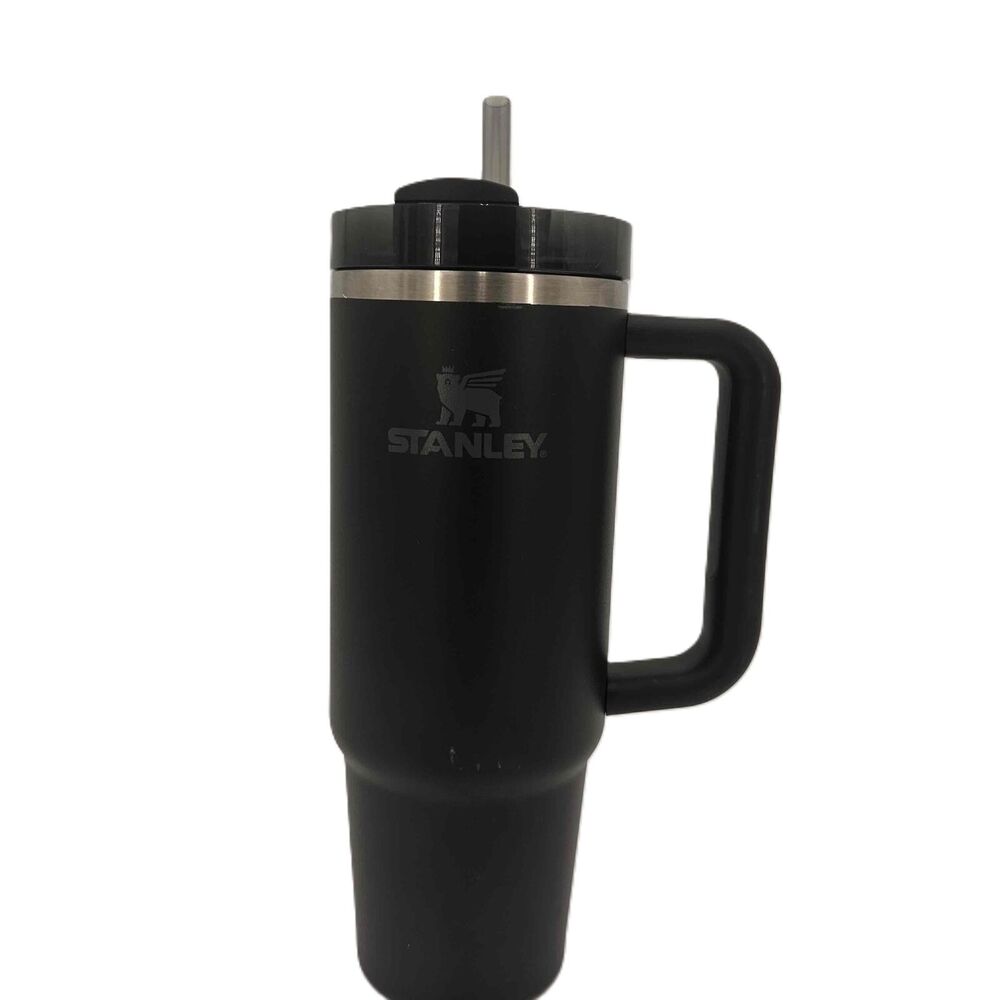 STANLEY Black Insulated Quencher H2.0 Flowstate Tumbler Travel Mug 30 OZ NWOT